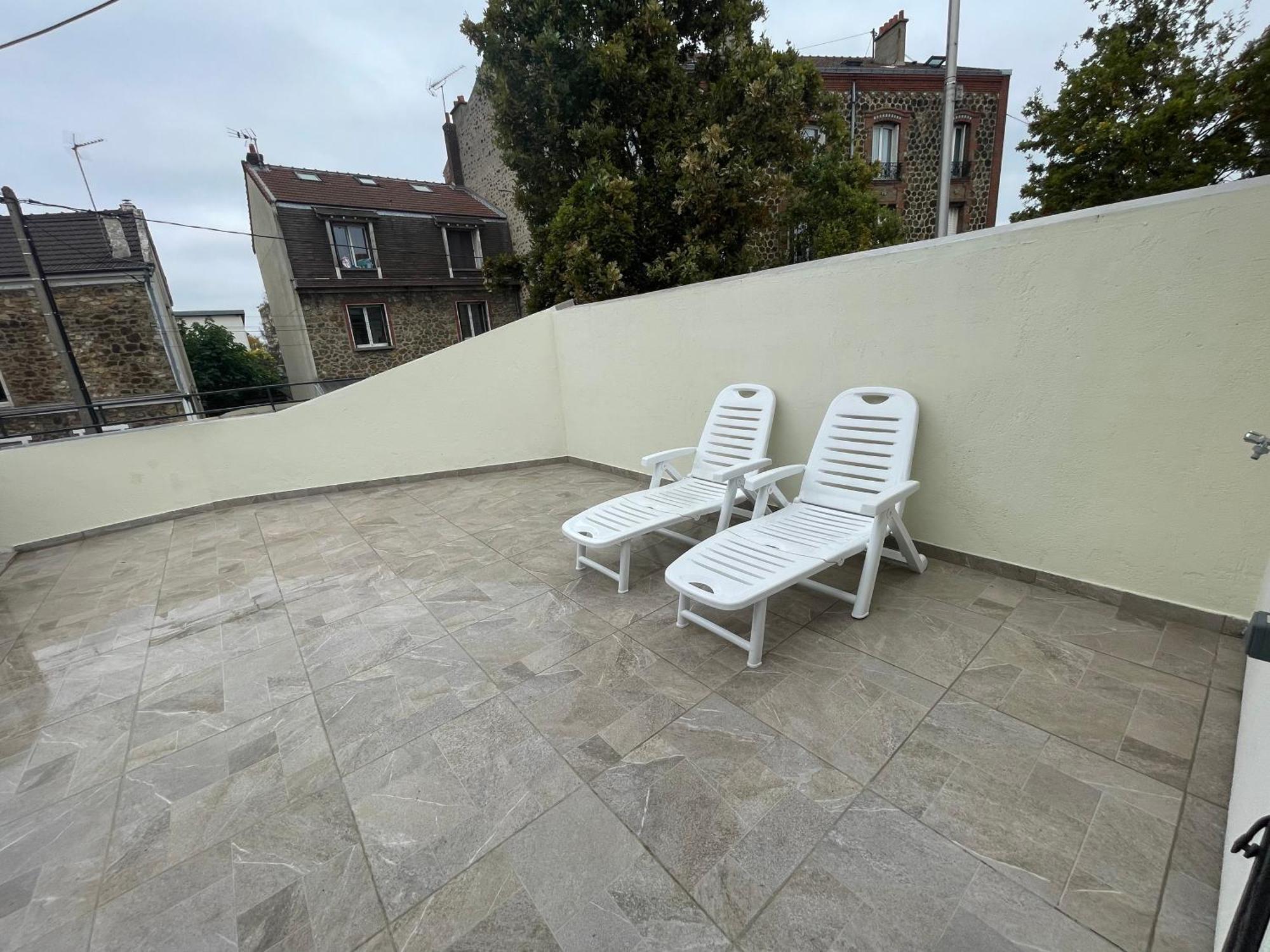 Appartement Avec Terrasse Et Ciel Etoile ! Noisy-le-Sec Bagian luar foto